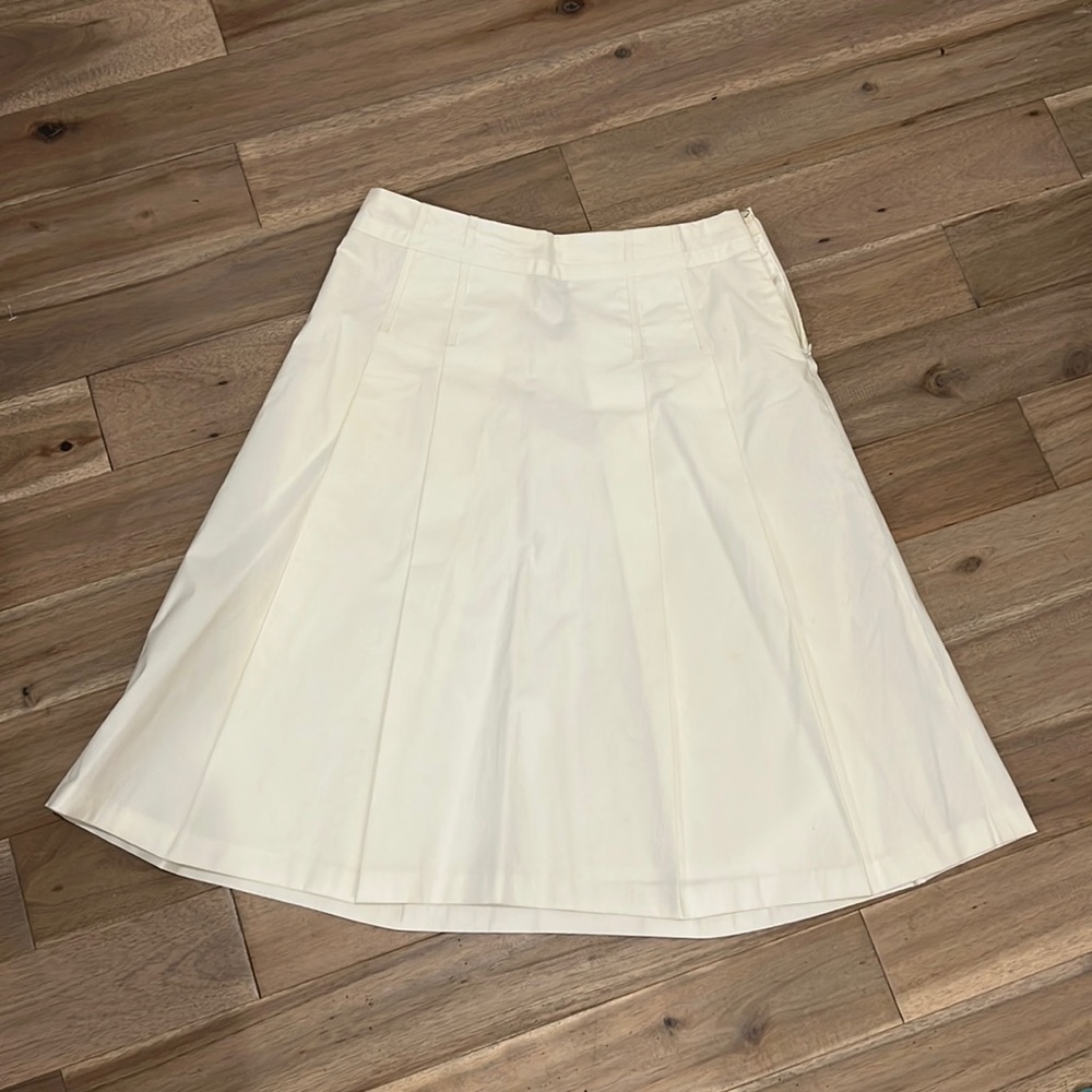 Gap white A line skirt